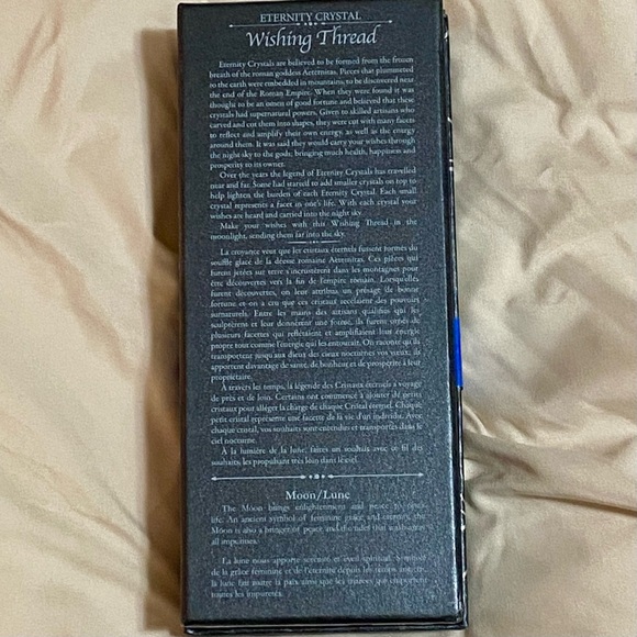 Wishing Thread Eternity Crystal Moon Suncatcher Prism – New in Box - Picture 3 of 17